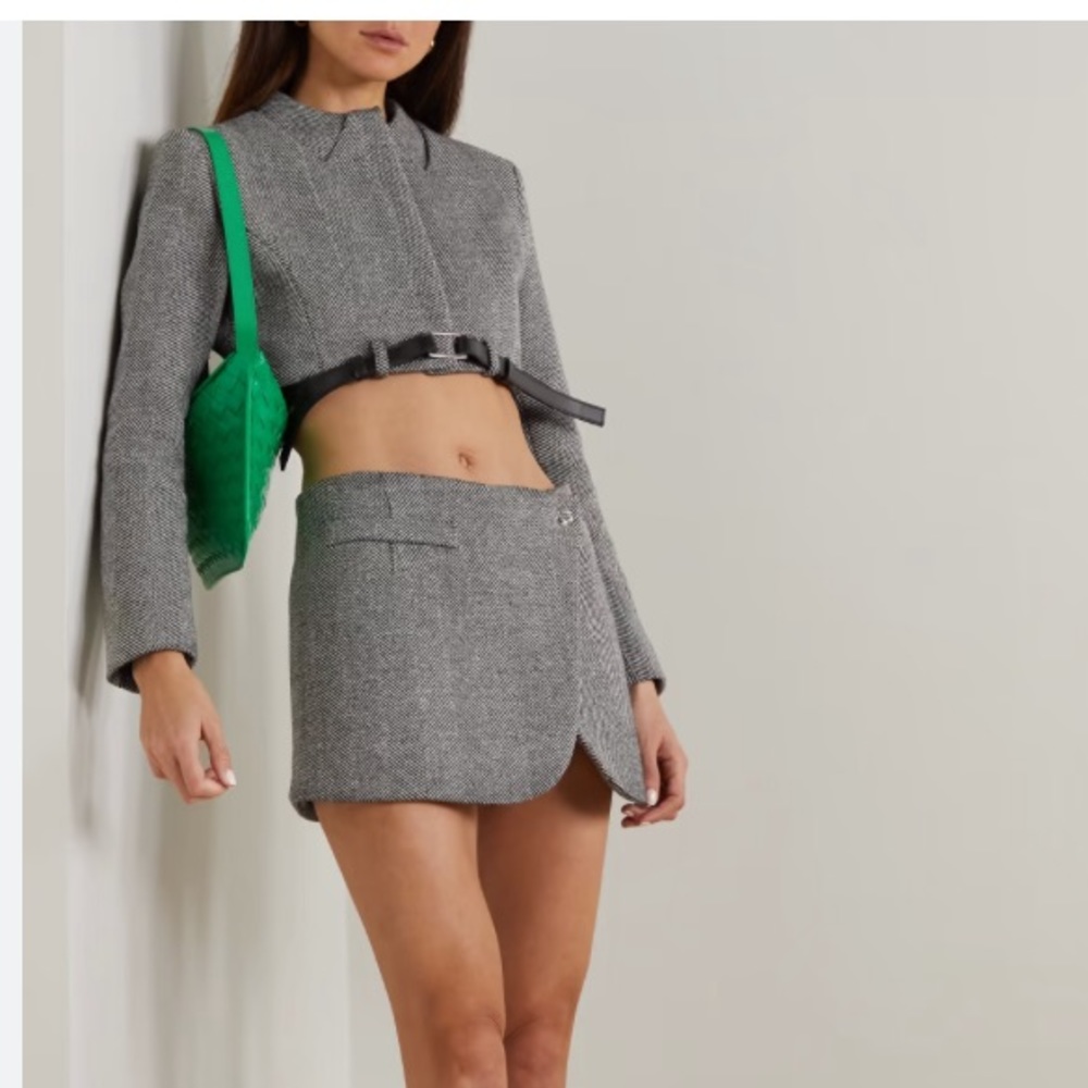 Coperni Trompe-L’Oeil Cropped Jacket
